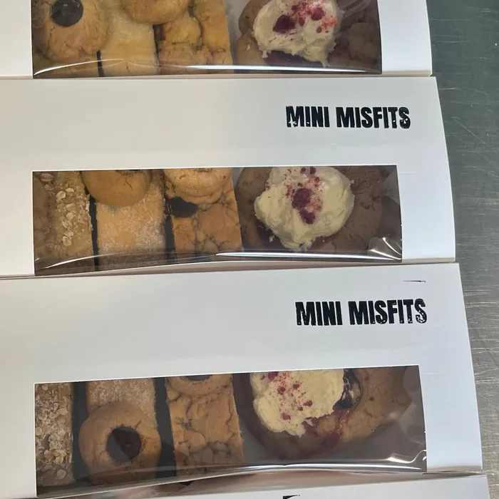 Mini Misfits branded cookie gift boxes